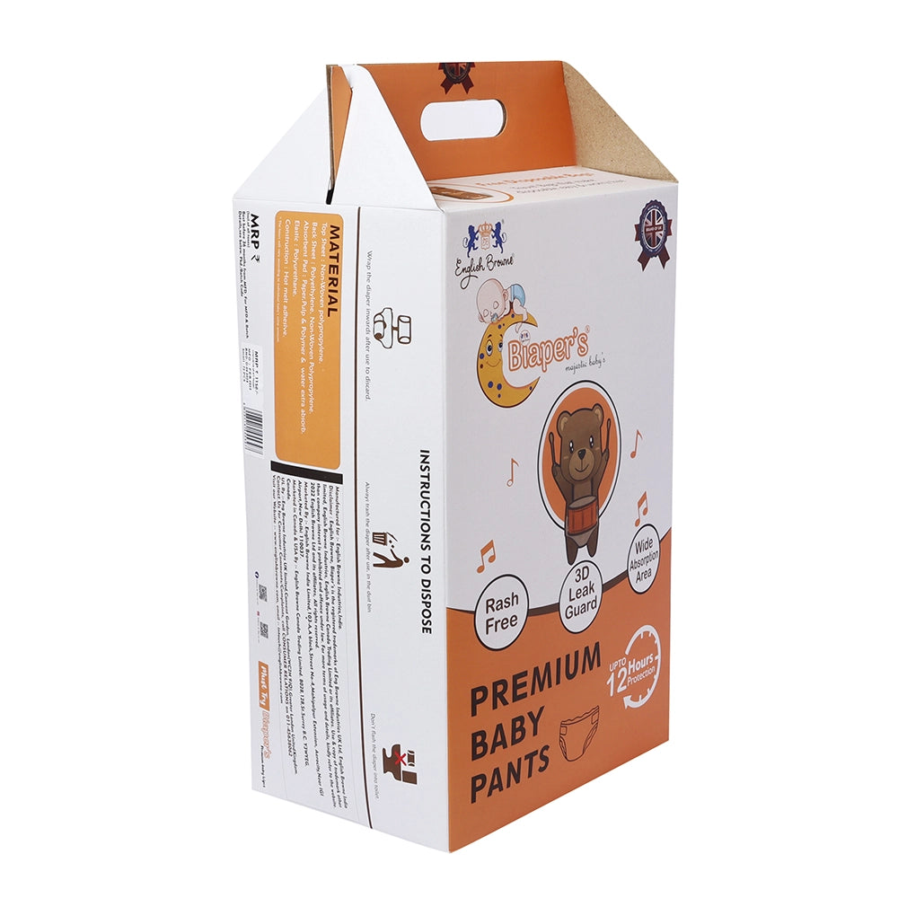 Biaper's Baby Diapers With Premium Disposable Bags per pack 72.2
