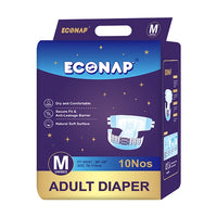 ECONAP Adult Diaper, Old Age Diaper - (10 Pieces / Pack)