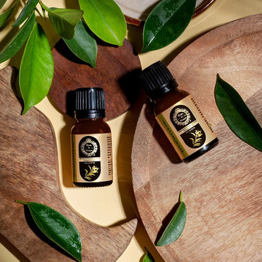 Rosenparque Nilgiri Eucalyptus Essential Oil / Promotes Clear Skin, Strong Hair / Revitalizing &amp; Nourishing Care for Face, Scalp &amp; Muscles / 100% Pure, Natural, Organic Essential Oil / 15ML (Pack of 5)