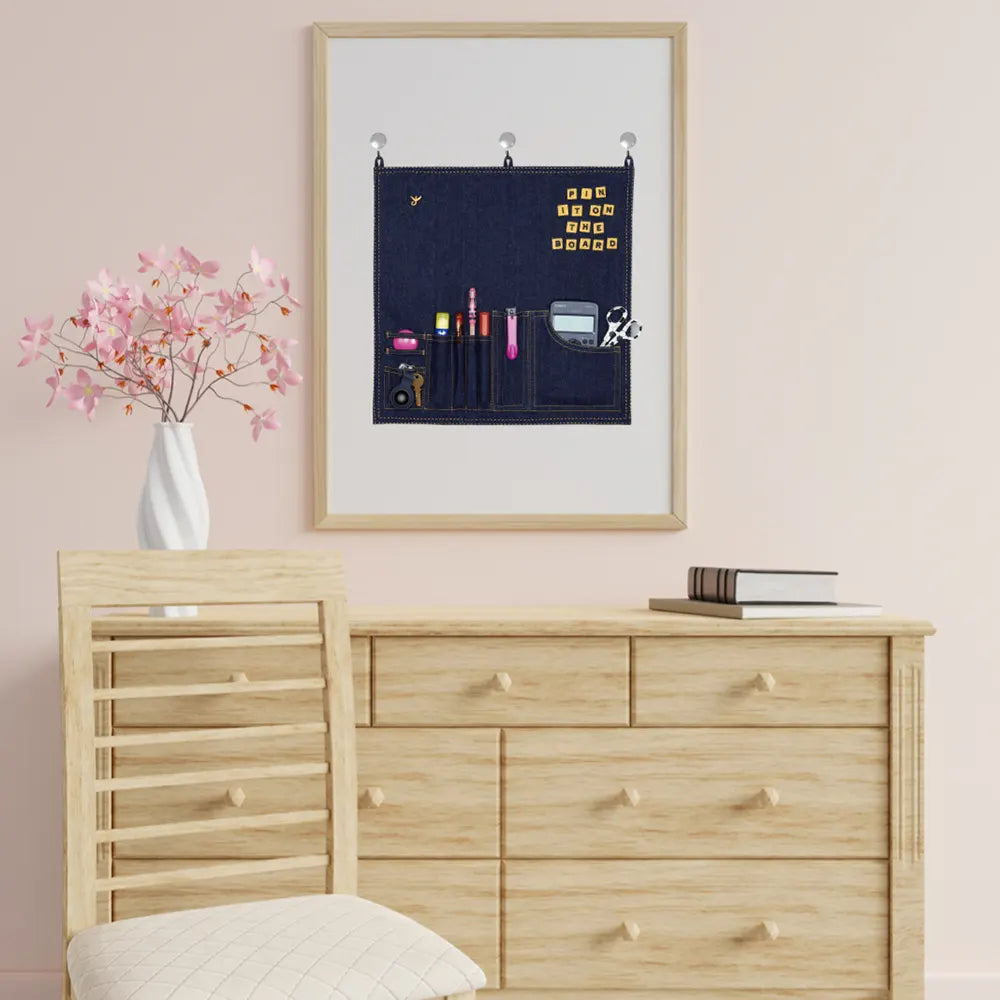 Embroidered Organiser - Pin it on the Board-3