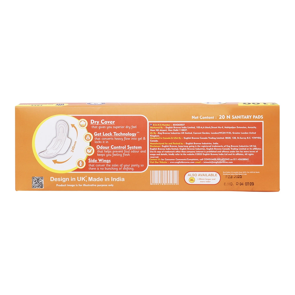 EB- Keep Going Regular+ 240 mm- Pack of 20 Pads.2