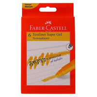 Faber-Castell Gel Textliner Pen, 6 Pieces / Pack
