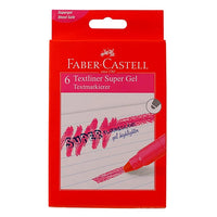 Faber-Castell Gel Textliner Pen, 6 Pieces / Pack