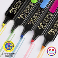 FLAIR 5 Shades Super Glow Highlighter Blister-3