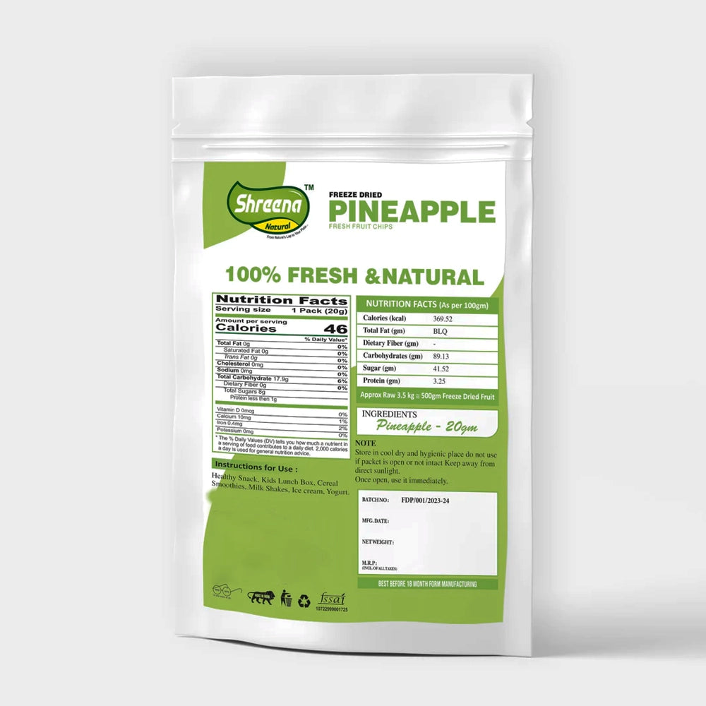 Freeze Dried Pineapple Chips-2
