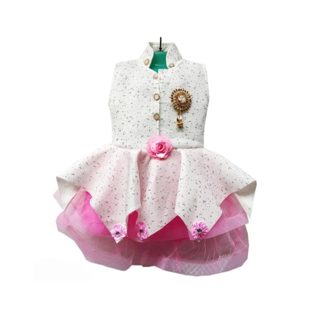 SD Garments Baby Girls Net Frocks &amp; Dresses (Pack of 12)