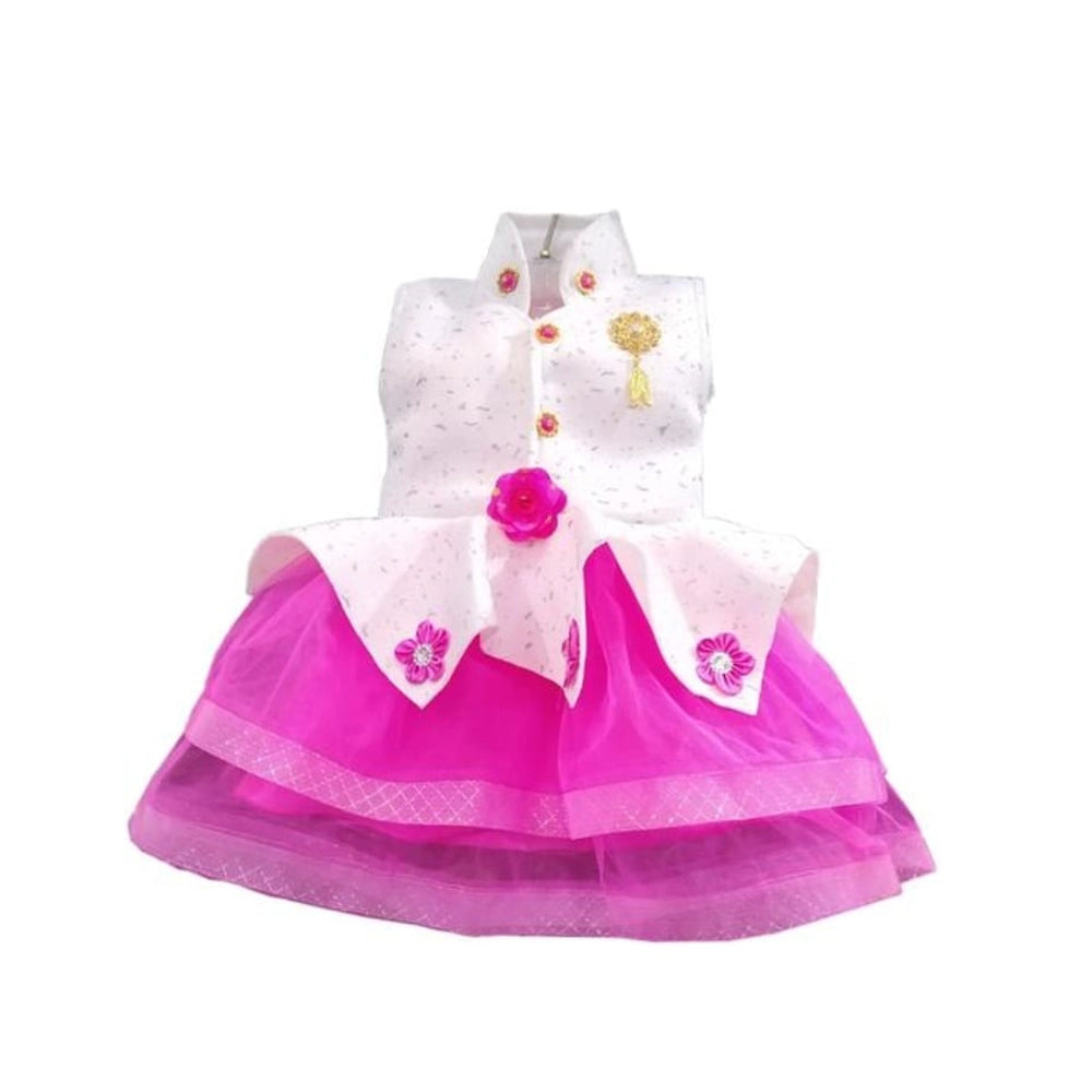SD Garments Baby Girls Net Frocks &amp; Dresses (Pack of 12)