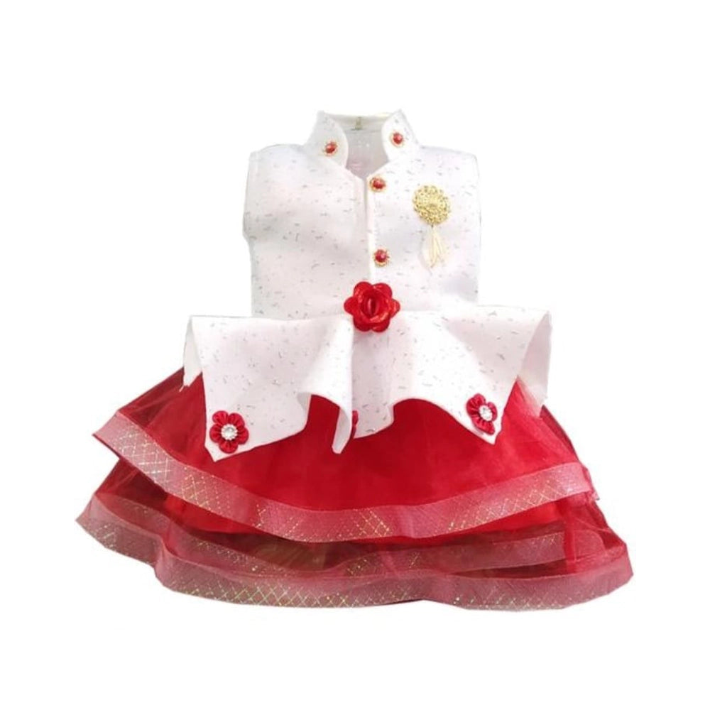 SD Garments Baby Girls Net Frocks &amp; Dresses (Pack of 12)