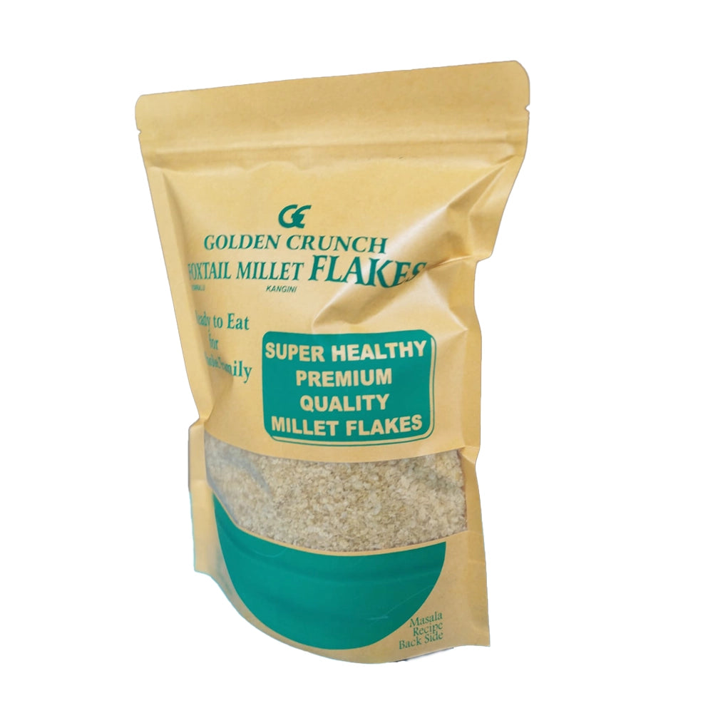 Golden Crunch Foxtail Millet Flakes Korralu(Kangini)-2