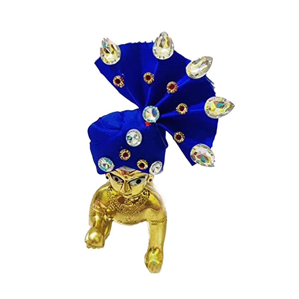 Gopal Krishna Laddu Gopal Pagdi Mukut Set (1)