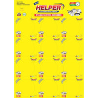 Helper Steel Scrubber, 12Pcs Sheet-2