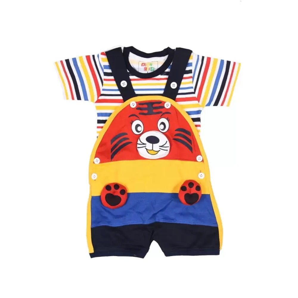 KIDZLIFE Dungaree Red