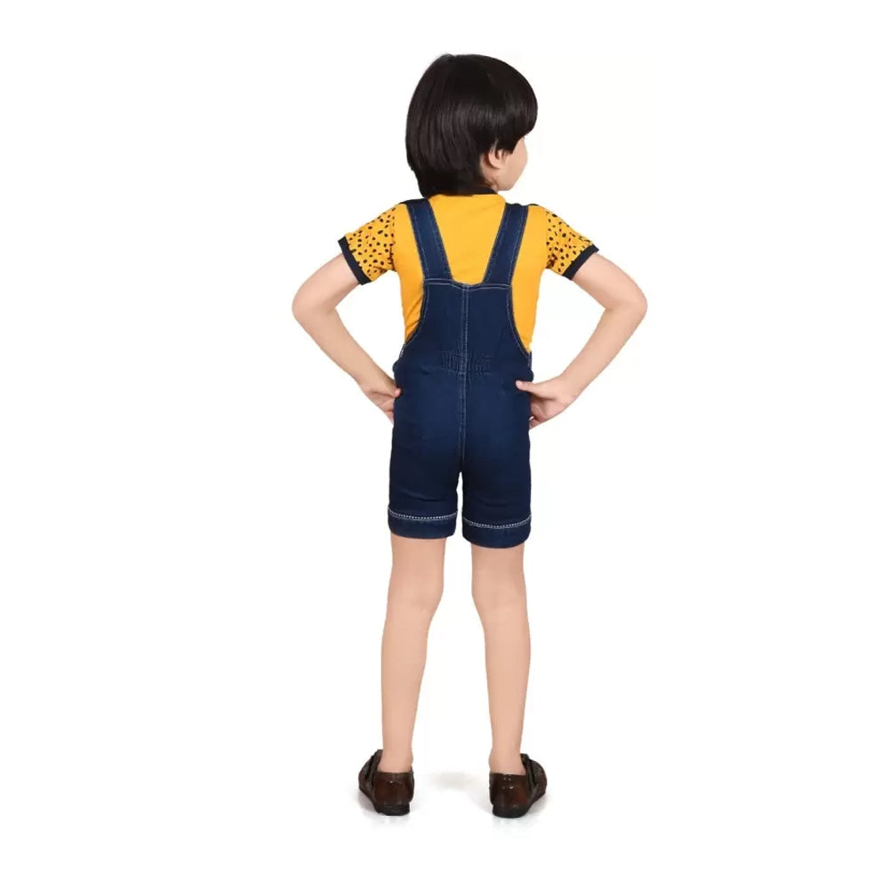KIDZLIFE Dungarees Mustard yellow (3)