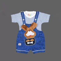 KIDZLIFE Dungarees Royal Blue (1)