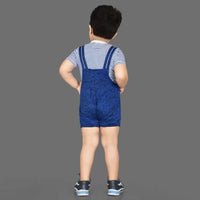 KIDZLIFE Dungarees Royal Blue (3)