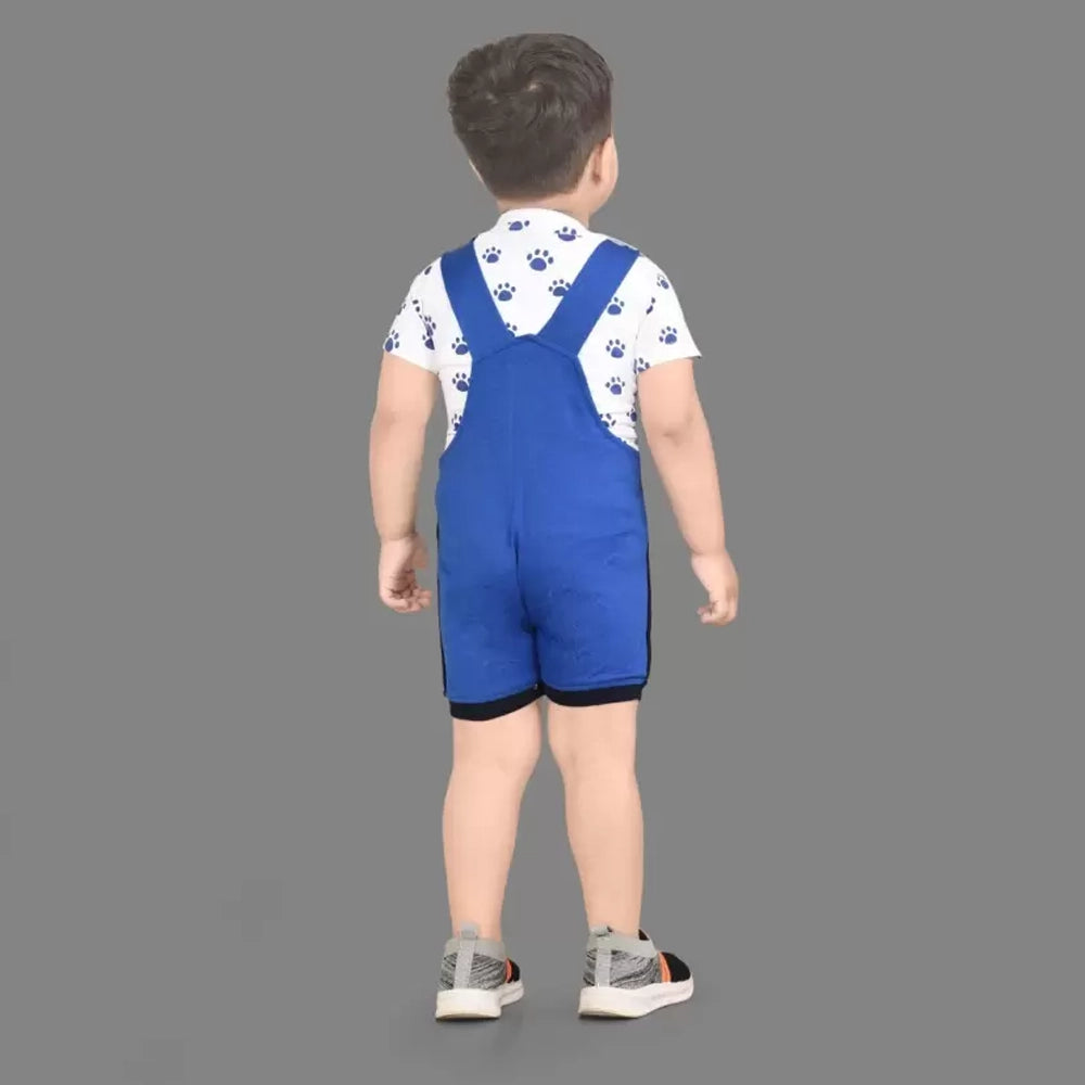 KIDZLIFE Dungarees Royal Blue (3)