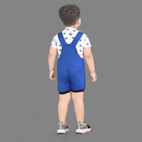 KIDZLIFE Dungarees Royal Blue (3)