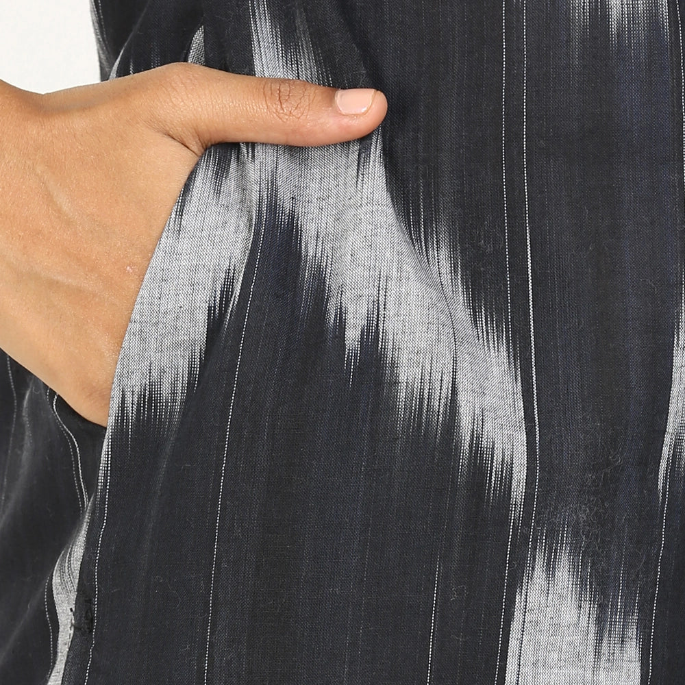 Kansie 100% Pure Cotton Ikat Kurta (4)
