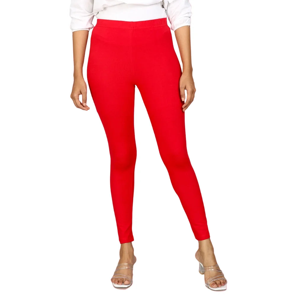 Kansie Solid Ankle Length Leggings (Pack of 5)