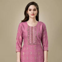 Kurta and Pant Set Cotton Rayon-2