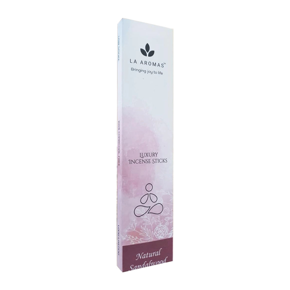 LA AROMAS Natural Sandalwood Agarbatti