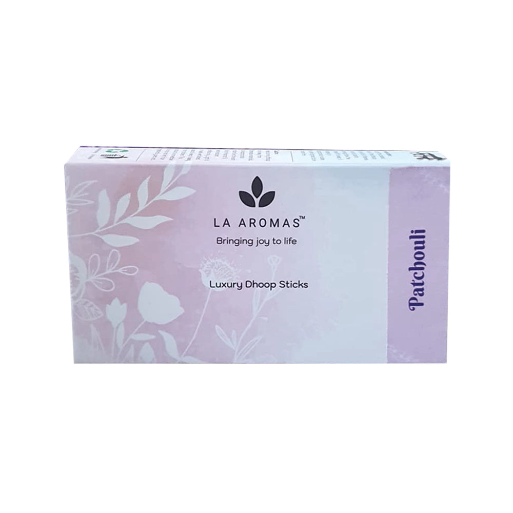 La Aromas Patchouli Natural Dhoop Sticks