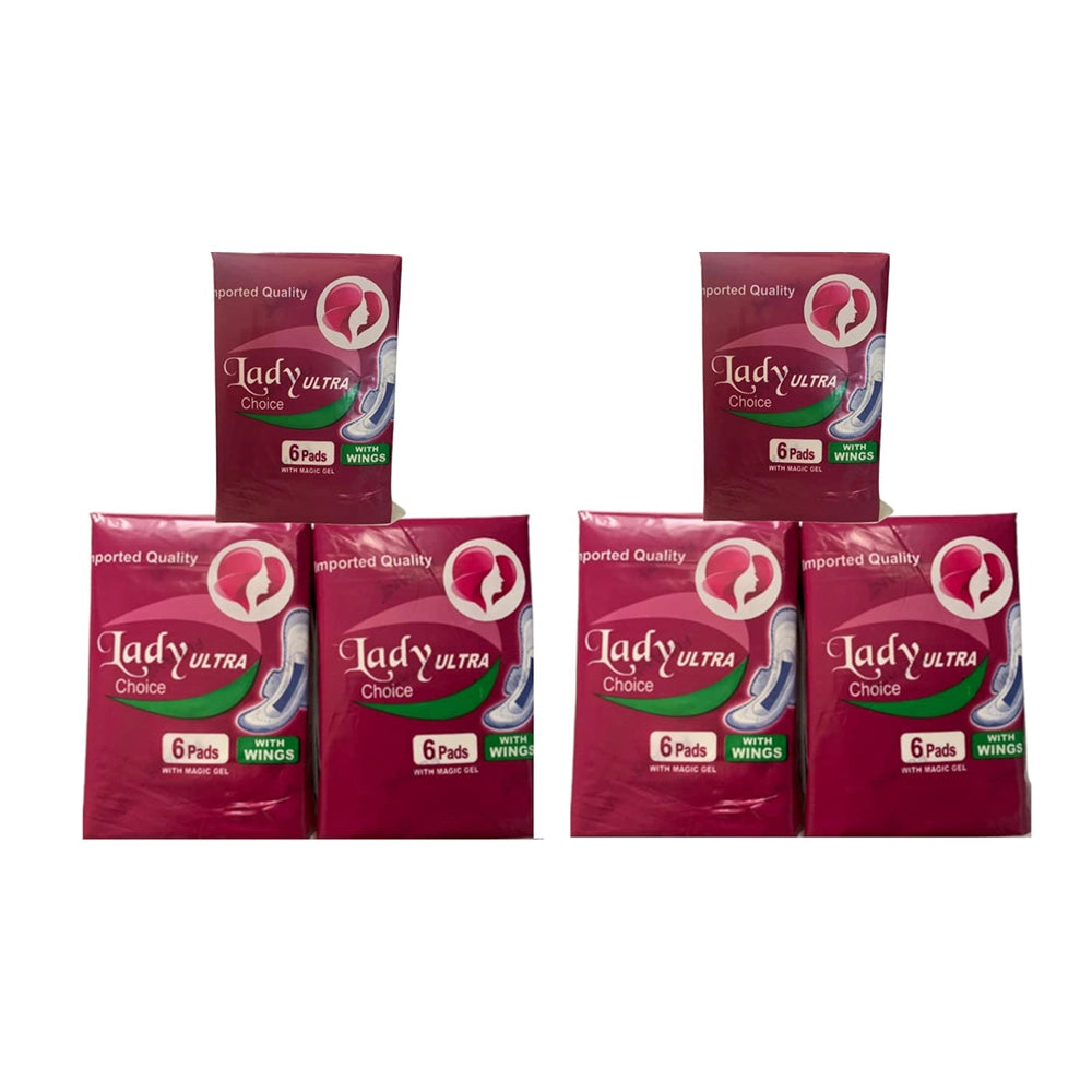 Lady Ultra Mega Flow Sanitary Pads Extra Large