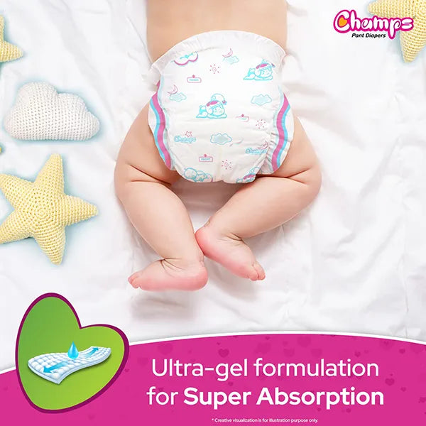 Leakage Protection Pants for Babies_7 to 12 Kg_M_56 Pcs-3