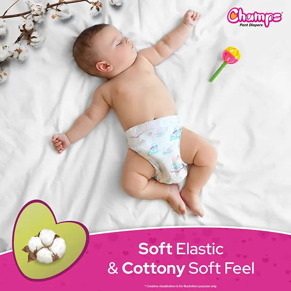 Leakage Protection Pants for Babies_7 to 12 Kg_M_56 Pcs-4