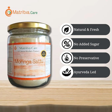 M Care Moringa Sattu 350gm-2