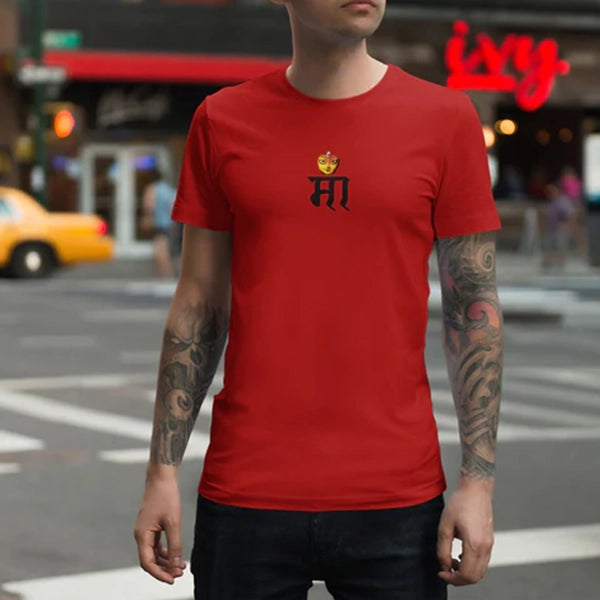 iCKREATE Maa Neck Print T-shirt