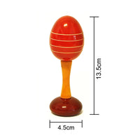 Maraca Rattle (Red) Wooden rattle Toys-3