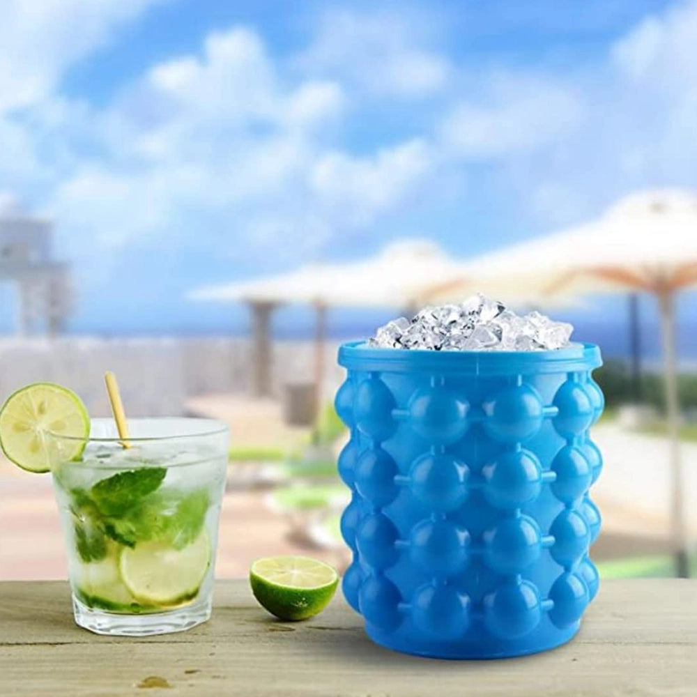Nain New Silicone Ice Cube Genie Maker-5