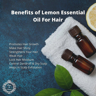RosenParque 100% Pure &amp; Natural Lemon Essential Oil- 30ml (Pack of 5)