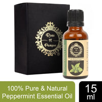 RosenParque 100% Pure &amp; Natural Peppermint Essential Oil- 15ml (Pack of 5)