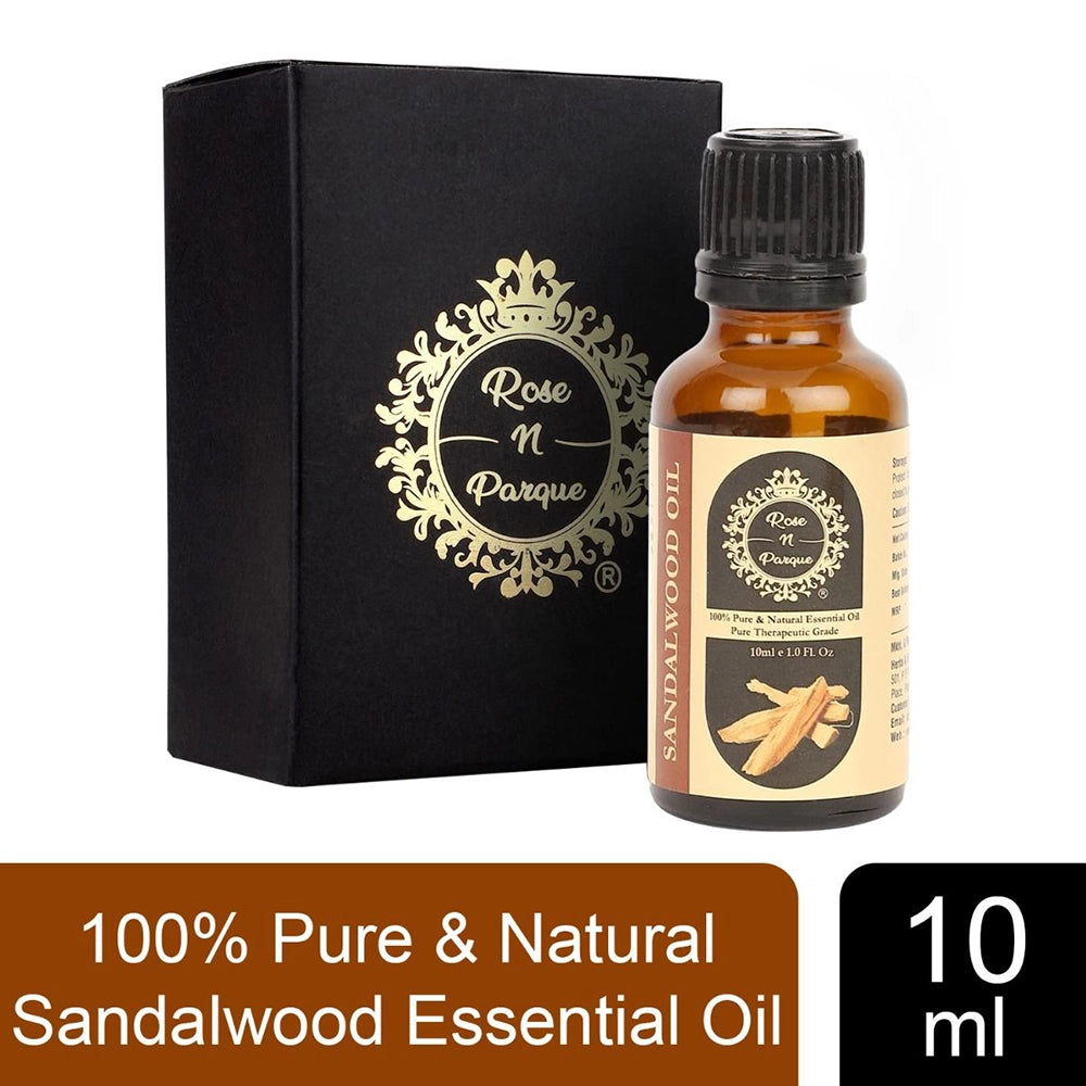 RosenParque 100% Pure &amp; Natural Sandalwood Essential Oil- 10ml (Pack of 5)