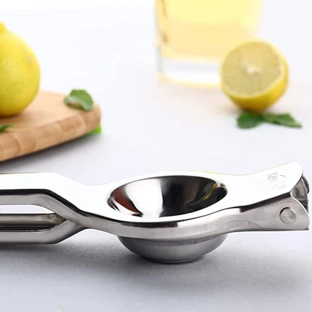 New Heavy Stainless Steel Manual Press Lemon Squeezer-2