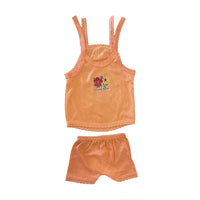 Pitha Garments New Born Baby Jabbla Top Tie Type Oranga