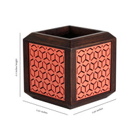 Point of Hue QUBO Coral Boxy Planter Pot.3