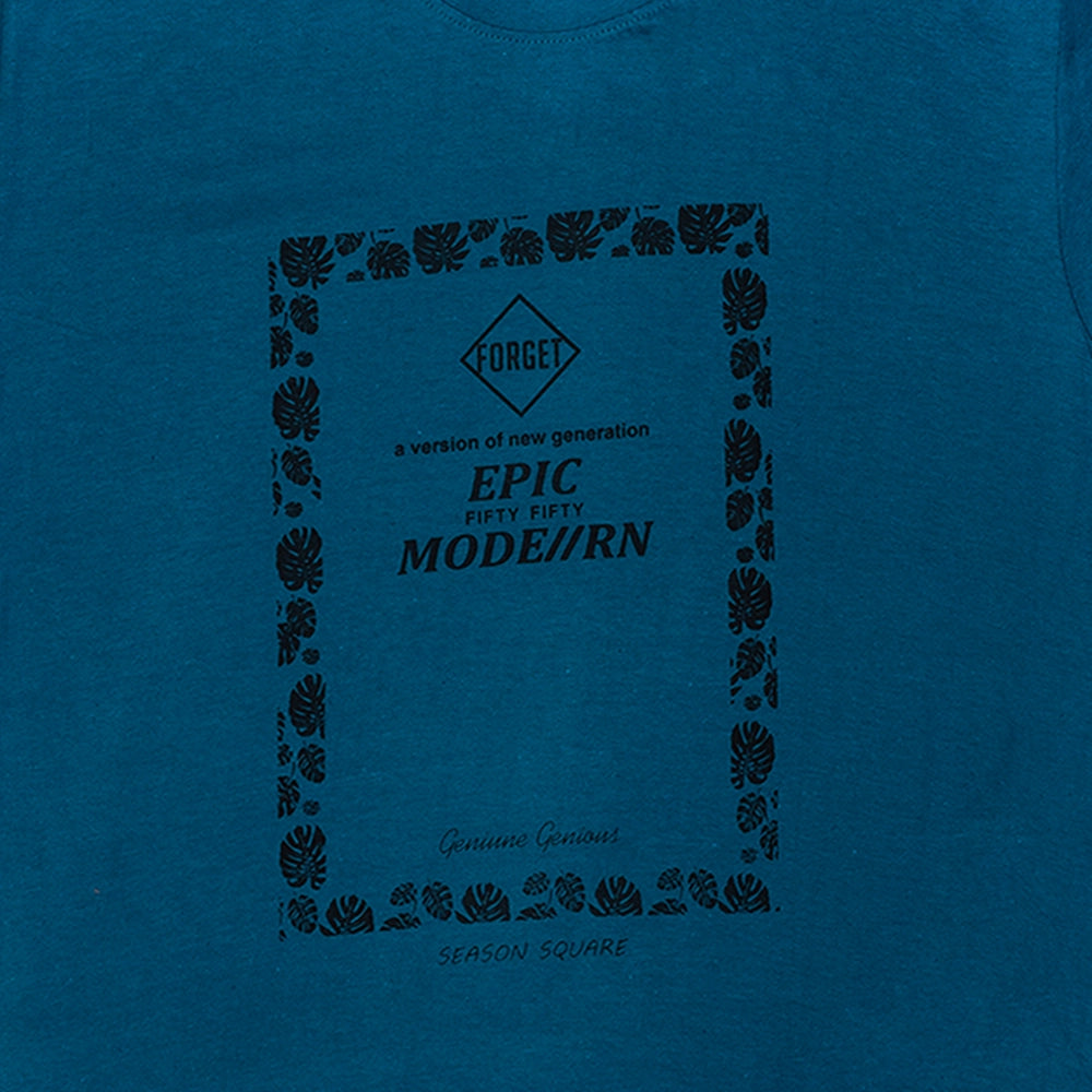 Powermerc Cotton Chest Printed T-shirts for Men-Airforce-2