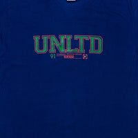 Powermerc Cotton Chest Printed T-shirts for Men-Royalblue-2
