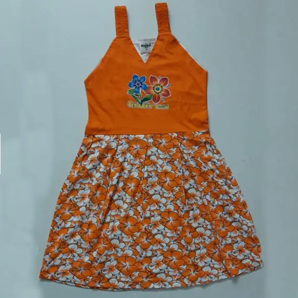 Rider Kids Print Frock Multicolor -4