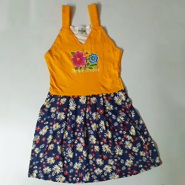 Rider Kids Print Frock Multicolor -6