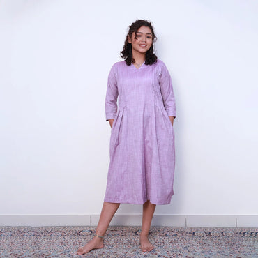 Rust Purple Dress-2