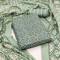 SC-Womens Unstitched Pure Cotton Salwar Suits 4