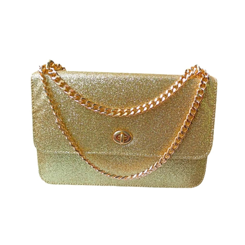 SFBW-Women's PU leather handbags Gold
