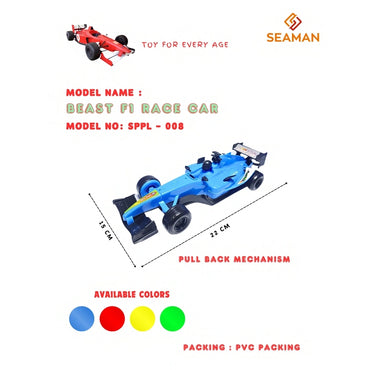 Seaman Toys Beast F1 Race Car-2