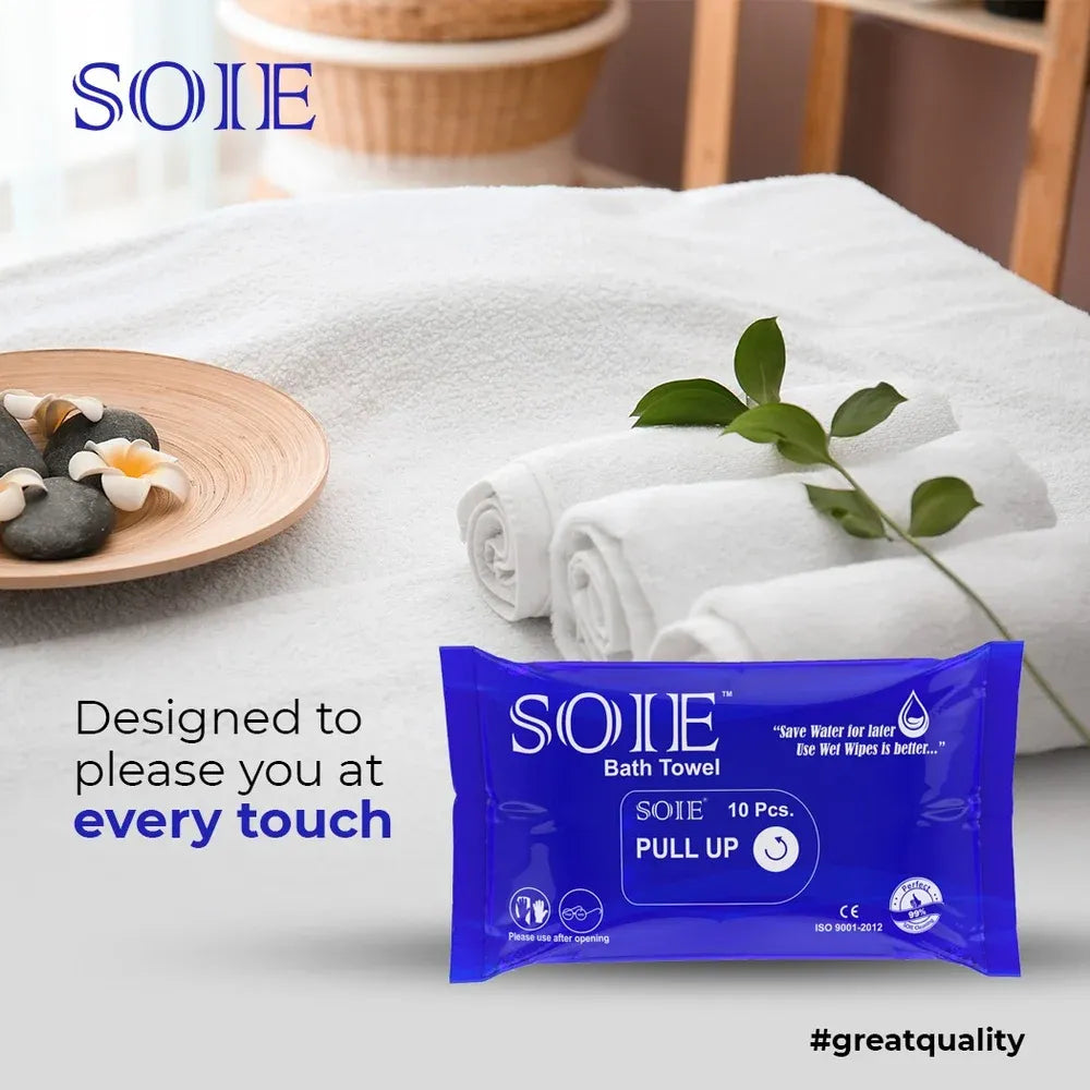Soie Disposable Bath Towel (10pc)-2