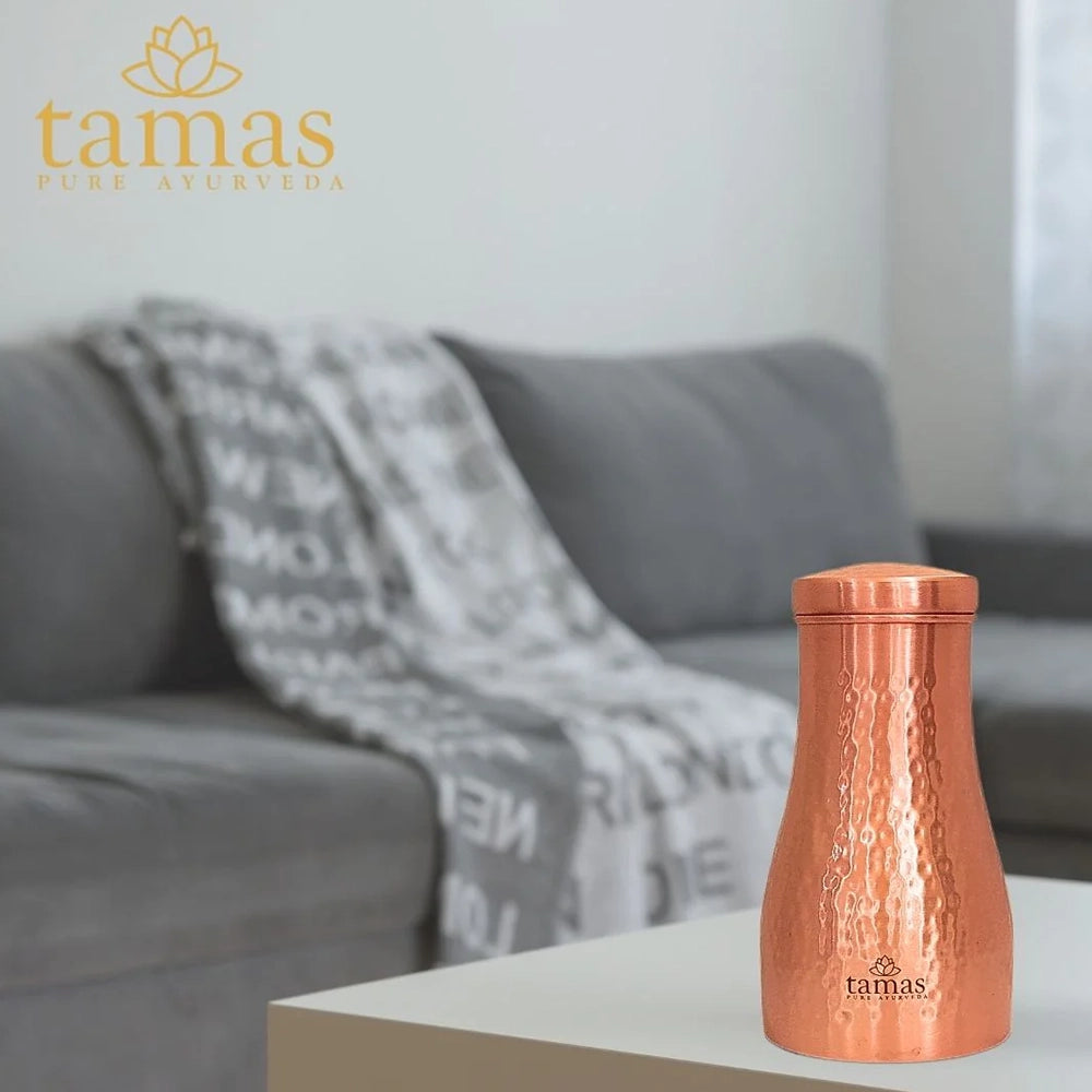 Tamas Pure Ayurveda Antique Water Jar Copper-900 ml-3