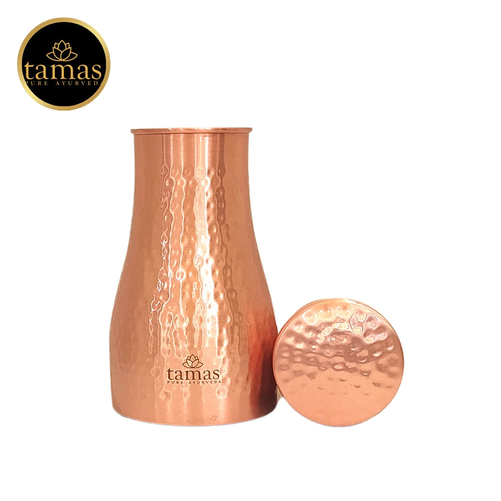 Tamas Pure Ayurveda Copper Water Jar With Luxury Gift Box- 1000ml (Pack of 2)